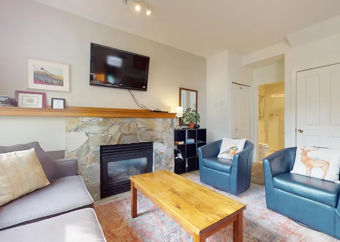 2Br In Symphony, Whistler Village, Complex Hot Tub, Gas Fireplace, Parking, Gondola Shuttle acceptant les animaux